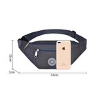 New Fashion Men Women Waist Bum Bag  Belt Money Pouch Wallet Zip Travel Hiking