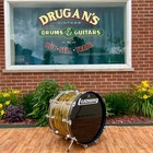 1970s Ludwig Standard 14x22 Bass Drum Lemon Strata   Rare Virgin   
