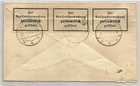 Palestine Germany Scarce Cover 1937 With Scarce  zur Devisen  berwachung Zollamtl