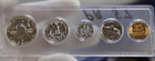 1957 Us Silver Proof Set Nice Coins Clear Case  