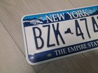 Expired New York The Empire State License Plate Bzk 4743   Great  Condition