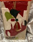 Vtg 20  Trio Bells Glitter It Felt Christmas Stocking Kit Allied New Old Stock