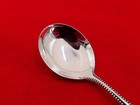 Set Of 6 Antique Sterling Silver Beautiful Chocolate Spoons Mp-2