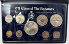 1971 Coins Of The Bahamas Uncirculated Set By Franklin Mint 2 9 Ozt Asw
