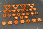Complete Double Sided Acrylic Token Set For Warhammer Kill Team 2 0
