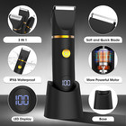 3 In 1 Body Hair Trimmer Waterproof Electric Grooming Kit Rechargeable