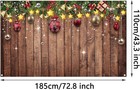 Large Christmas Photography Backdrop 72x43 Vinyl For Holiday Parties Decor