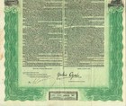 Gorgeous Japan City Of Tokyo 1912  Stock Certificate bond