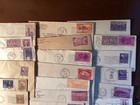 Stamped Covers - 25 Assorted Us - Postmarks