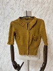 Vintage 1930s Cotton Knit Sweater Blouse Sportswear Dress Top 40s Ww2 Faded