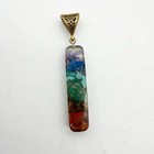 7 Chakra Natural Stone Orgone Pendant Orgonite Unisex Healing Reiki Energy