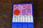 Vintage Jar-o-do Gambling Pull Tab Board Nos Unused Full Card Trade Stimulator