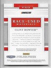 Clint Bowyer 2020 Panini National Treasures Race Used Tires Prime 3-color 04 10