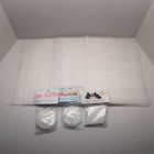 Lot Of 22 D Sign R Plastic Canvas Sheets 10 5  X 13 5  Plus 3 Packs Of Shapes