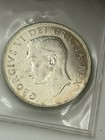1952 Canadian Half Dollar 50 Cents Canada Silver World Coin