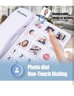 Big Button Phone For Seniors  Corded Landline Telephone With Handsfree Function