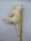 Ty Classic Crystal Fluffy White Kitty Cat Plush Green Eyes Pink Bow 1996 Buddy