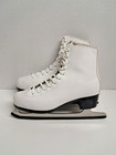 American 522 Athletic Figure Skates White Womens Size Us 8 Tricot Lined