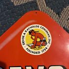 Vintage Devoe Paint Advertising Metal Sign Indian Graphic 11 5    Mancave