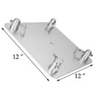 12 20 24in Base Plate top For Square Trussing Fits F34 Truss Dj Stand