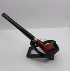 Vintage Willard Smoking Pipe Smooth Panel Square Billiard Metal Band