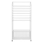Double-sided Ribbon Holder  White Ribbon Organizer  Ribbon Storage Display Rack