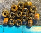 15 Old Buffalo Horn Padre Trade Beads Sioux Indian People 1800 s