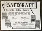 Safecraft Herring-hall-marvin Safe Co Gustav Stickley Ny 1906 Furniture Print Ad