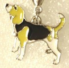 Beagle Dog Pup Book Bag Purse Charm Dangle Zipper Pull Jewelry