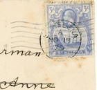 St Helena Sg 101 single Frank -st Helena  a  No 18 29-to Princess Anne Maryland 