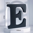 Aocean 6 Inch Black Wood Letters Unfinished Wood Letter For Wall Decorative S   