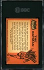 1966 Topps Batman  1 The Batman Rc Rookie Card Sgc 2 5 Good    Black Bat Card