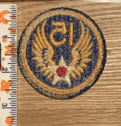 Wwii Us  15th Aaf Army Air Force Patch Fully Embroidered