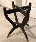 Vintage Mid-century Modern Spider Leg Tray Table Folding Base Brass Tips No Top