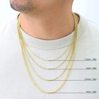 10k Yellow Gold 1 5mm-3 5mm Venetian Round Box Chain Necklace Men Women 16 - 30 