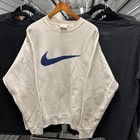 Vintage 90 s Distressed Streetwear Essential Nike Crewneck Sweater