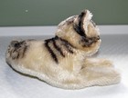 Vintage 1955-62 Steiff Fiffy Lying Tabby Svivel Head No Id  Made In Germany Rare