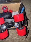 Boys Rink Roller Skate - Black Youth Quad Skates - Size J13 Chicago New With Box