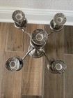 Vintage Godinger Silver Plated 5 Candle Stick Light Candelabra 