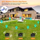 Newest Gps Wireless Dog Fence Pet Containment System Waterproof Training Collars