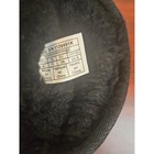 Ugg Classic Short Ugg Logo Black Suede Leather Winter Boots Us 6