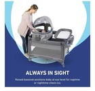Graco Pack N Play Travel Dome Lx Playard W  Baby Bassinet Portable Crib Playpen