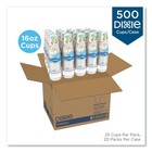 Dixie 5356dx 16 Oz  Perfectouch Coffee Haze Design Paper Hot Cups  500 ct  New