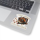 Leaf Blower I Turn Autumn Into A Crime Scene Sticker Funny Fall Vinyl Decal