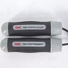 Gnc Pro Performance Weighted Jump Rope Adjustable Weight Speed Rope 6oz Weights