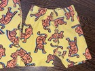 Boys Hanna Andersson Tigers Shortalls Shorts Summer Pajamas Size 120 6-7 Years