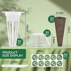 121pcs Hydroponic Pods Kit  Seed Pods Kit For Aerogarden grow Anything Kit