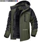 Men s Waterproof Winter Jacket Warm Winter Coat Outdoor Ski Snow Hooded Jackets