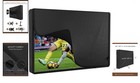 Waterproof Outdoor Tv Cover With Zipper For 95-100 Inch Tvs - Black Protection