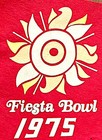 Vintage 1975 University Of Nebraska Cornhuskers Football Pennant  Fiesta Bowl 